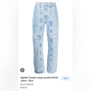 AGOLDE Cooper Cargo Pocket Detail Jeans